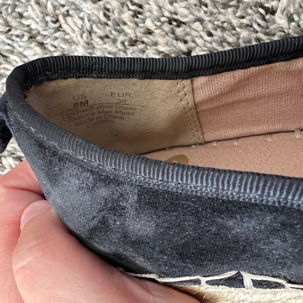 Sam Edelman‎ Women’s Carrin Platform Black Espadrilles Shoes Size 8